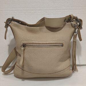 Coach Pebbled Leather Shoulder Crossbody Bag